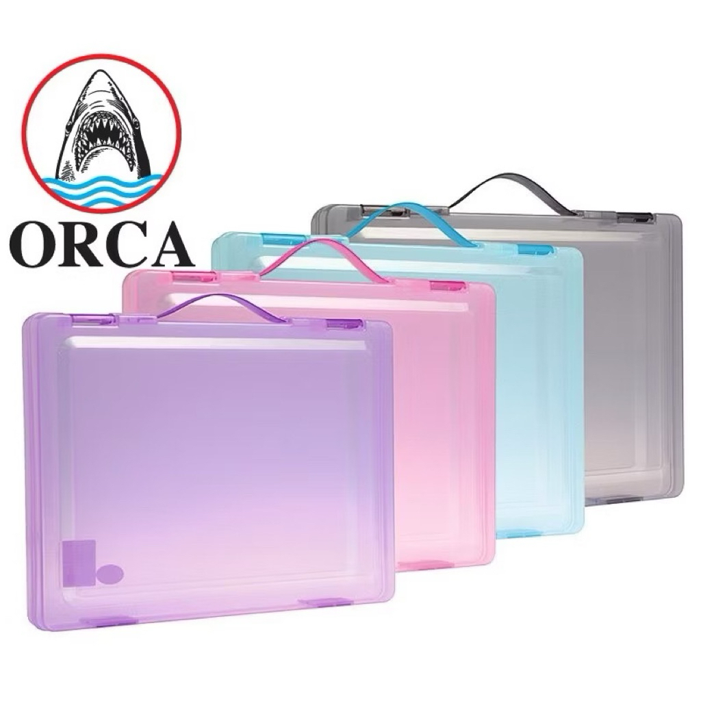 กล่องเอกสาร กล่องพลาสติกใส่เอกสารORCA A-20ใส่ขนาดA4ได้ ราคา ถูกที่สุด ดีลบีเคเค