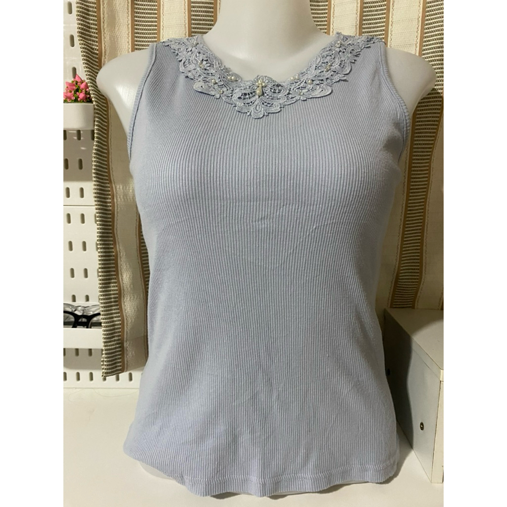 เสื้อกล้ามผ้าร่องAxes Femme งานญี่ปุ่น