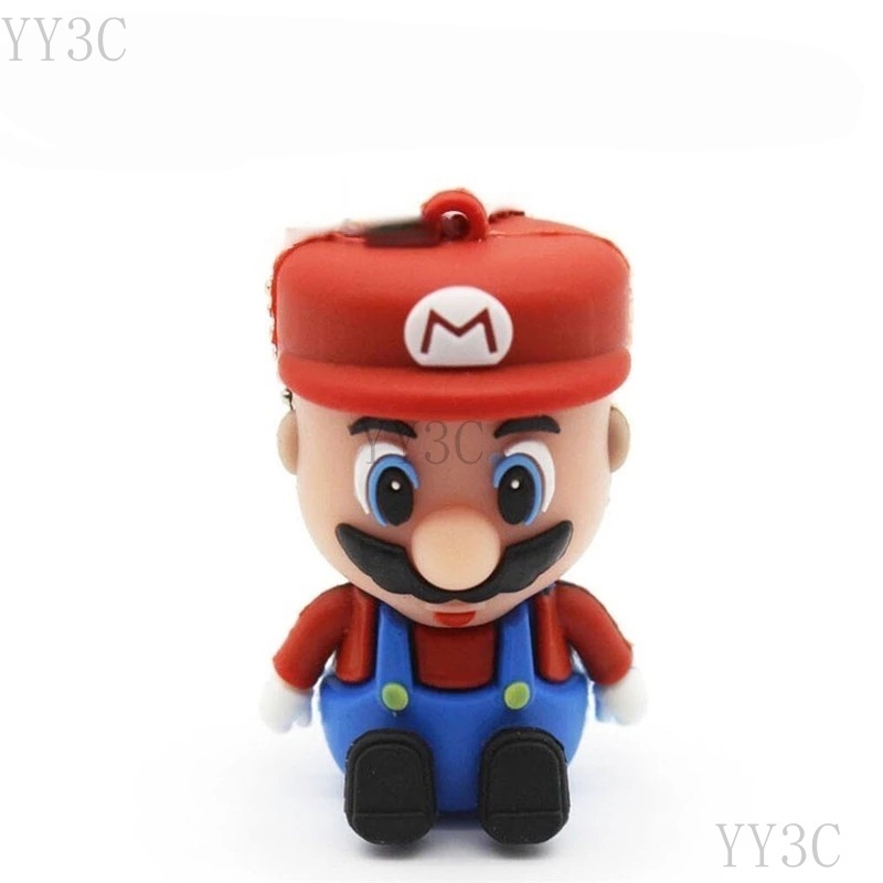 แฟลชไดรฟ์ USB 1GB 2GB 4GB 8GB 16GB 32GB 64GB 128GB 1TB มาริโอ การ์ตูนแฟลชไดรฟ์  การจัดส่งจากกรุงเทพม