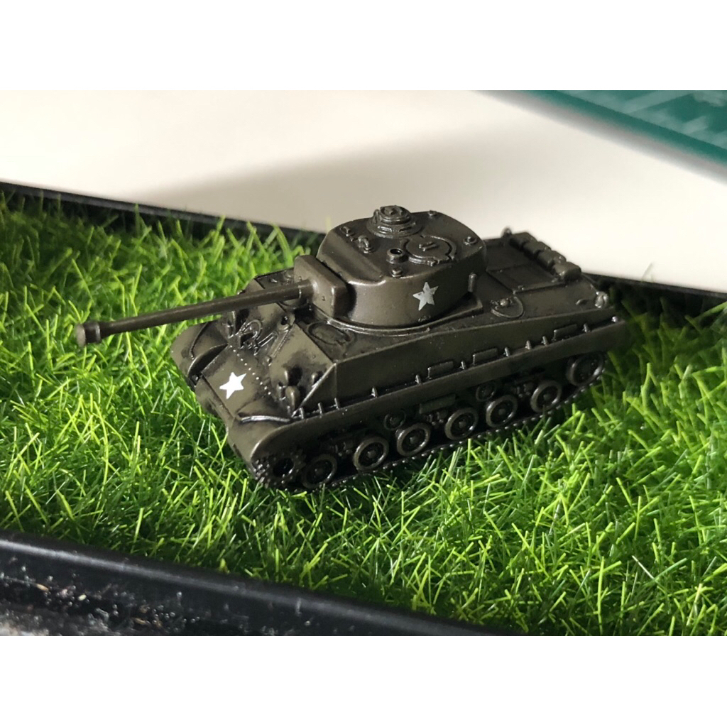 M4 Sherman scale 1/144 ลง panel line พ่นเคลือบเเล้วงาน🇯🇵