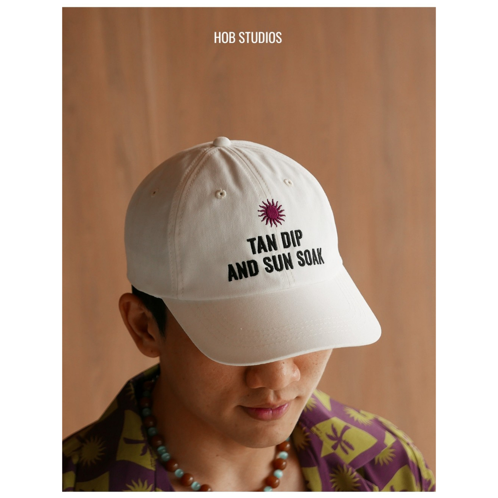 🔥ทักแชทรับโค้ดลดเพิ่ม Tan Dip and Sun Soak Cap HOB STUDIOS