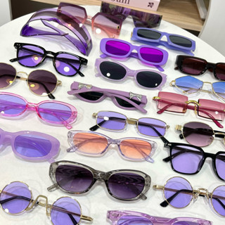 แว่นตาแฟชั่น รวมแบบ💜“แว่นตาสีม่วง“💜แว่นตากันแดด [[พร้อมส่ง🇹🇭…