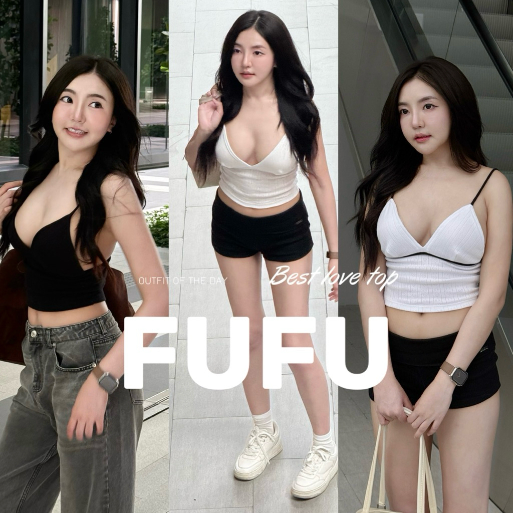 FUFU | Best love top เสื้อสายเดี่ยว