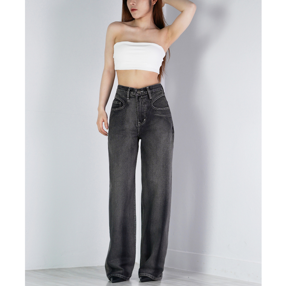 VALAW - Ruby Jeans กางเกงยีนส์ทรงกระบอกกลาง รูปที่ 8