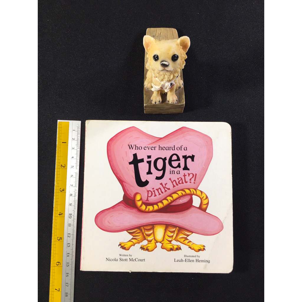Who ever heard of a tiger in a pink hat By Nicola Stott McCourt หนังสือเด็กภาษาอังกฤษ Boardbook (Pre