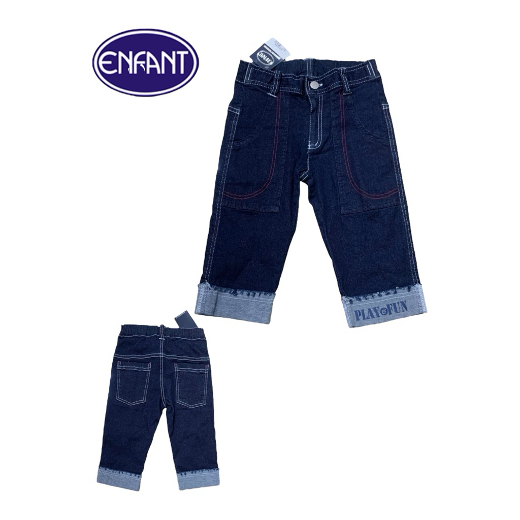 กางเกงยีนส์ขายาวเด็ก Enfant size 80,90,100