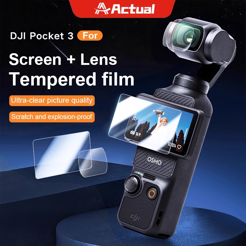 Actual 🇹🇭 Telesin Tempered Film for DJI Osmo Pocket 3