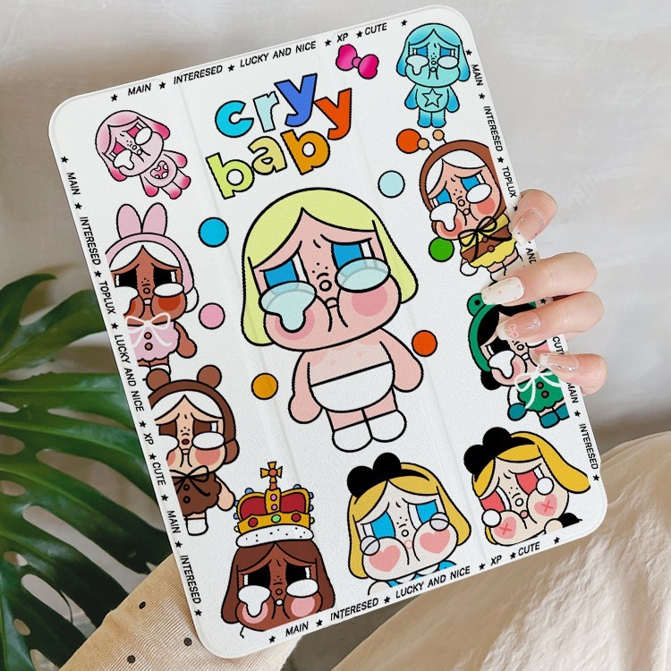 จัดส่งทันทีเคสไอแพด การหมุน360องศา crybaby Gen12/11 Pro13