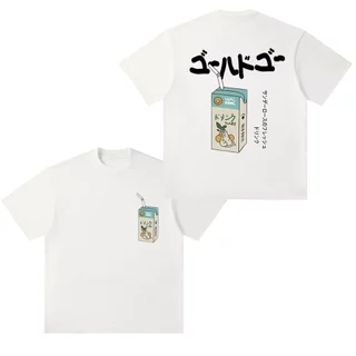 (ผ้าฝ้าย 100%)Luvoro oversize unisex เนื้อผ้านุ่มระบายแขนสั้น T-shirt สีดำและสีขาว เสื้อยืดทูโทน เสื้อยืดแขนสั้น C1112