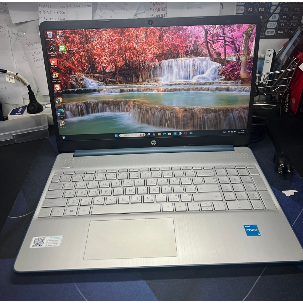 HP 15s-fq5189TU (i3 Gen12 / RAM 8GB / SSD 256GB / จอ FHD IPS) 💻 (NB1771)
