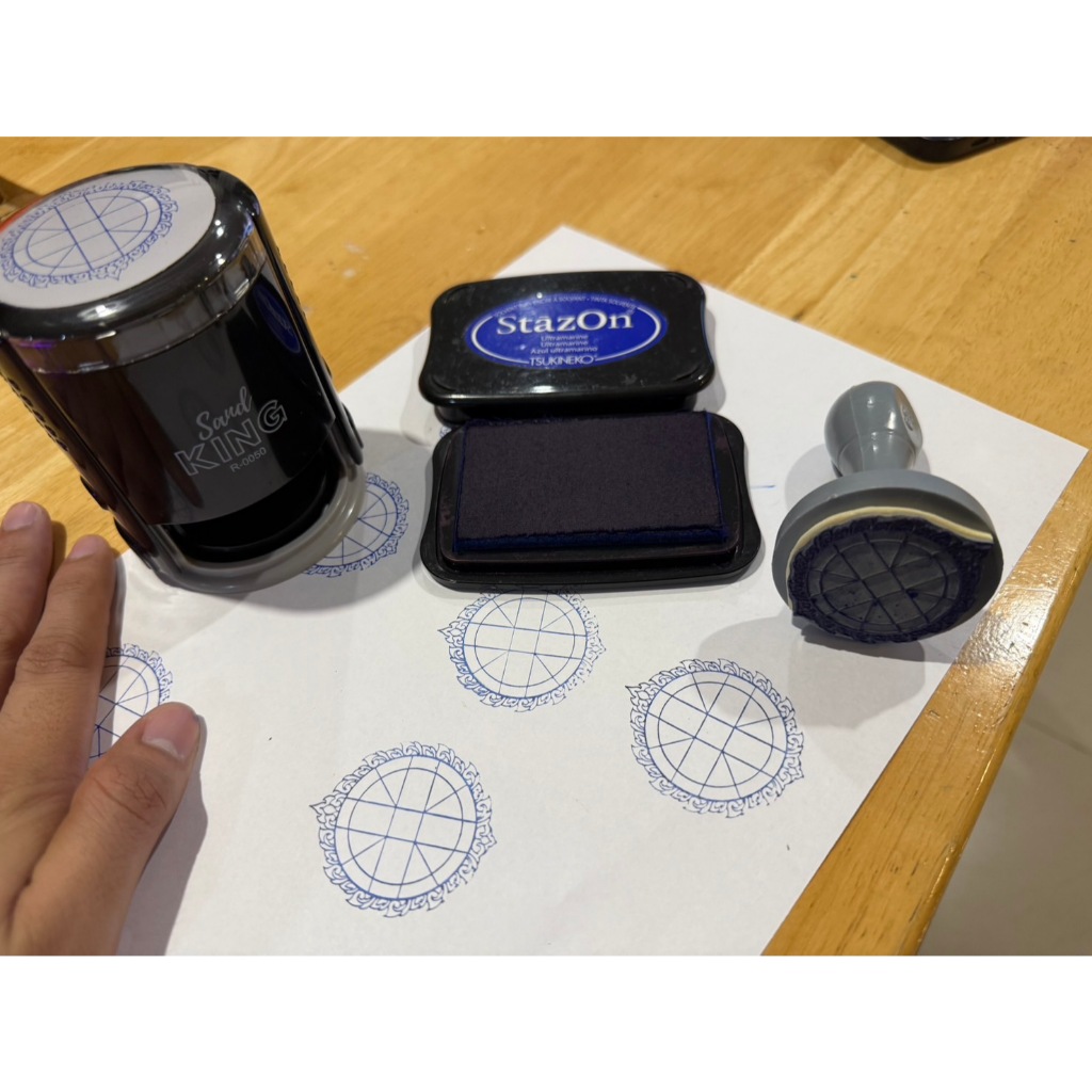 ตรายาง ราศีจักร โหราศาสตร์ 5 cm  ราศีจักร โหราศาสตร์ หมึกในตัวใหญ่สุด 5 CM