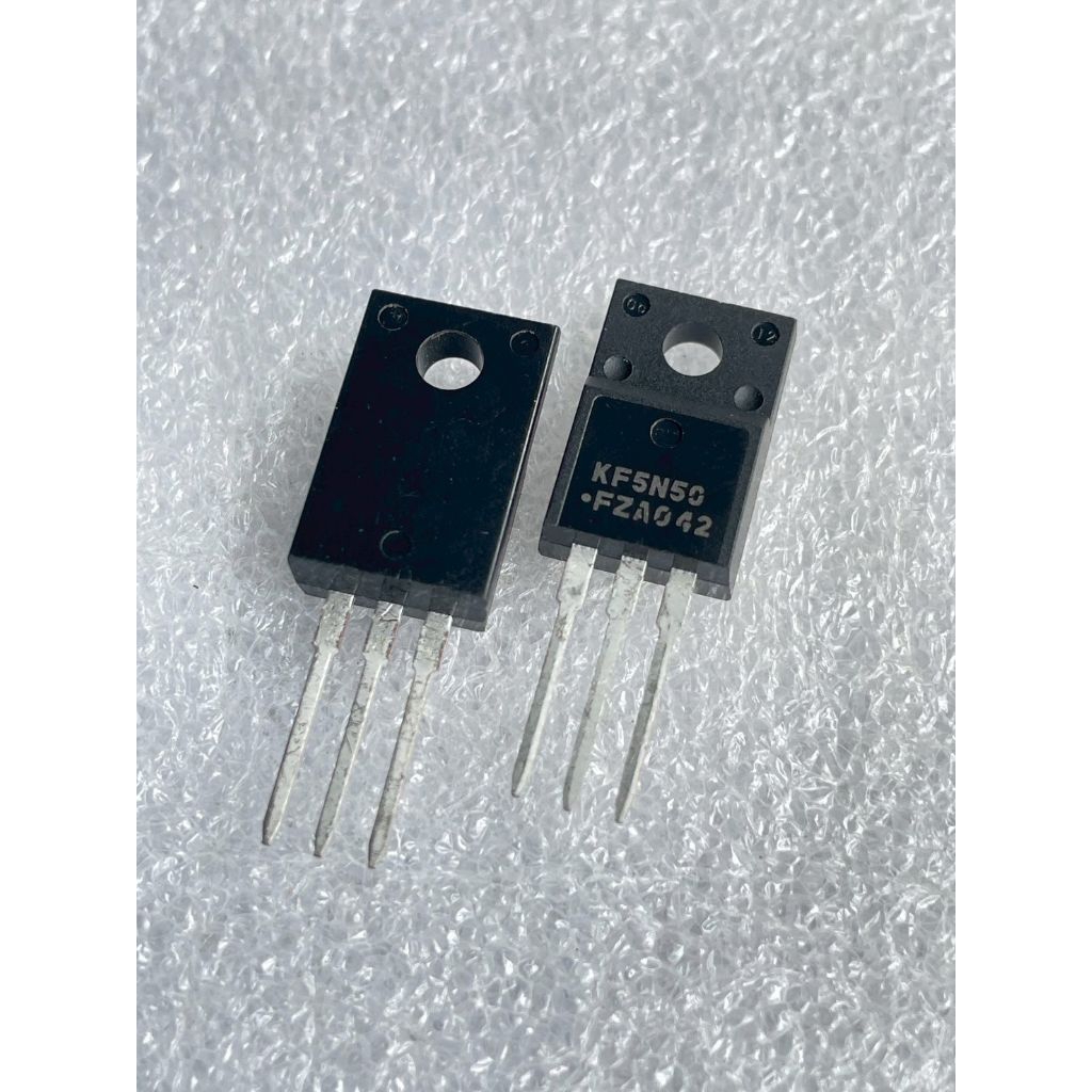 (แพ็ค1ตัว) KF5N50 N-Channel MOSFET 5A 500V TO-220 มอสเฟท kf5n50 5n50 3ขา มอสเฟด 500v 5a KF 5N50 พร้อ