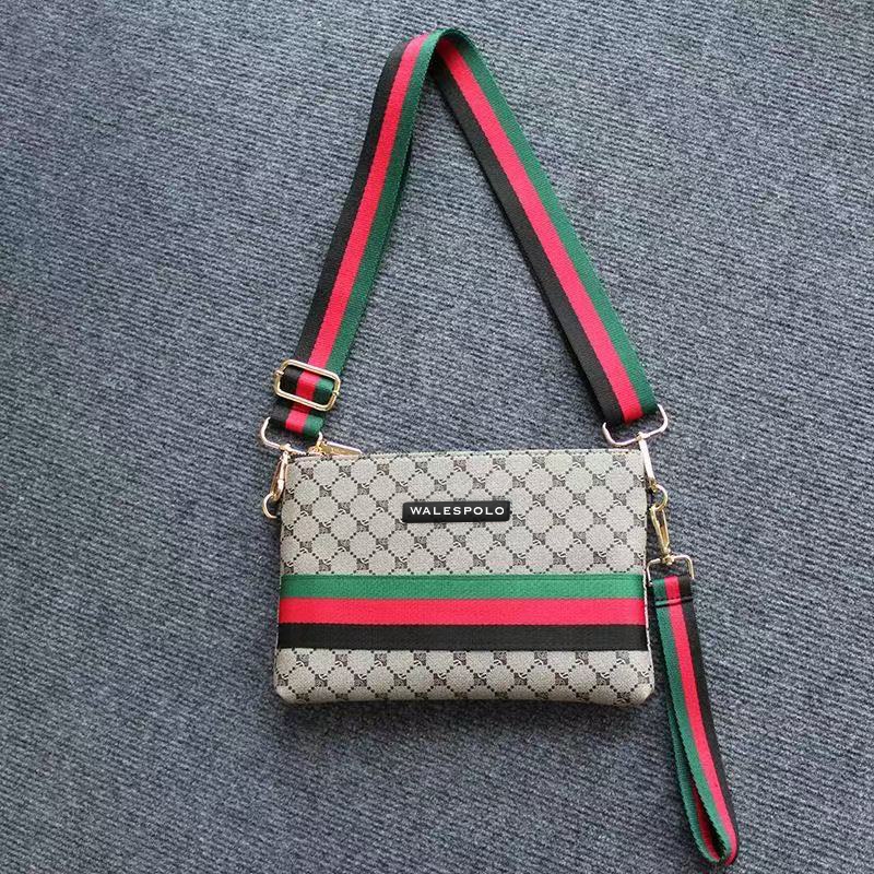 กระเป๋า สะพายข้าง crossbody bag ผู้ชาย กระเป๋าสะพายข้าง Fashion bag สไตล์สปอร์ต หนัง PU ของขวัญวาเลนไทน์ผู้ชาย