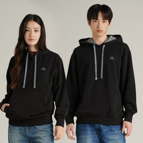 Mc JEANS เสื้อสเวตเตอร์ Unisex ทรงเรกูลาร์ (Regular)สีดำ MSWZ049