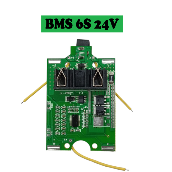 BMS Li-ion 3.7V 6S 24V  2MOS สําหรับสว่านไฟฟ้า