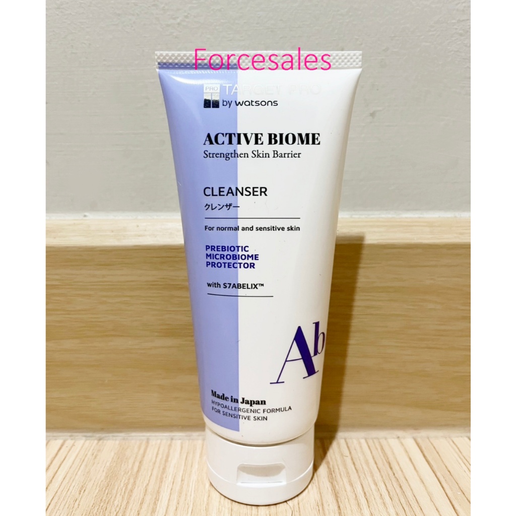 Target Pro by Watsons ทาร์เกท โปร บาย วัตสัน แอคทีฟ ไบโอม คลีนเซอร์ 120 กรัม.
