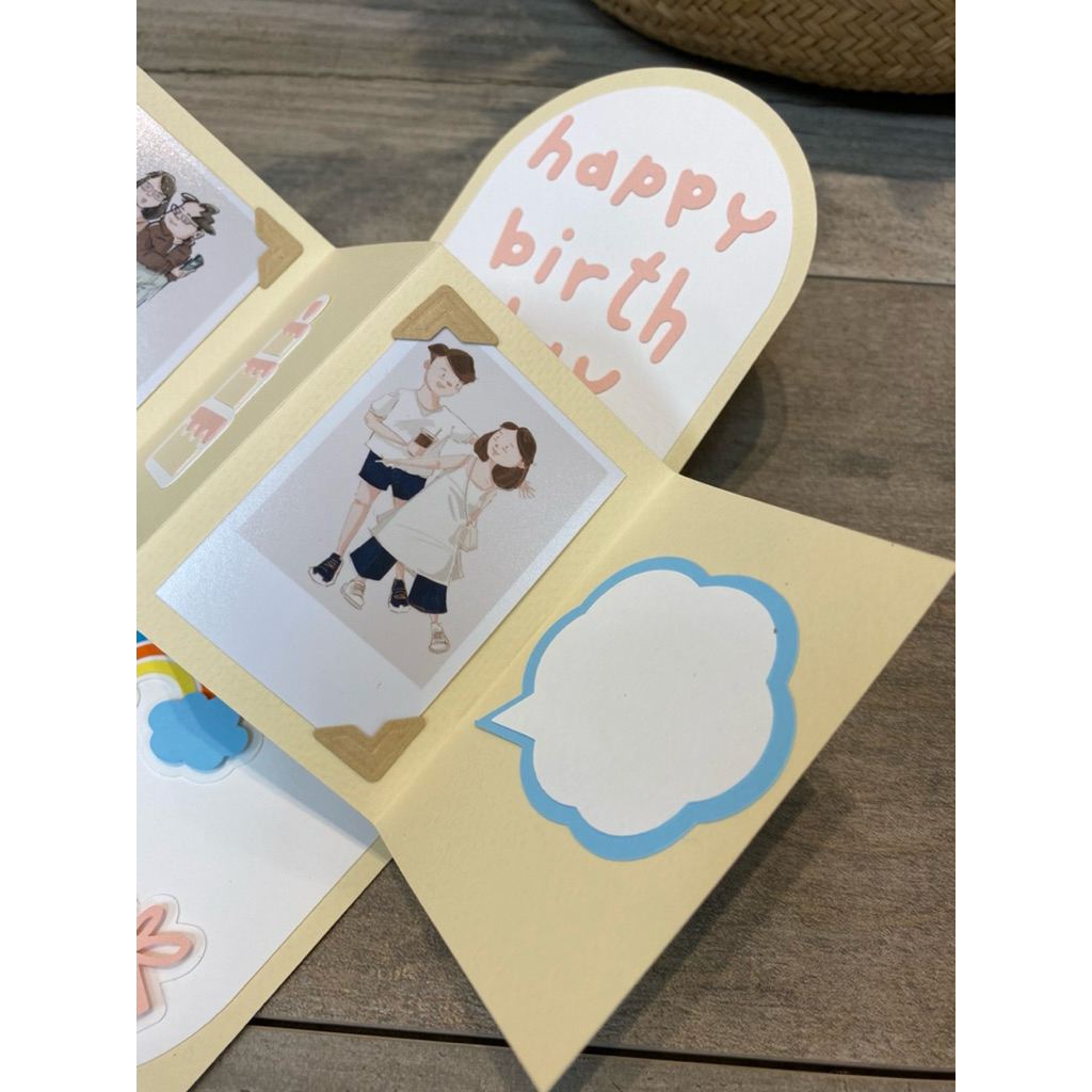 popup and photo card