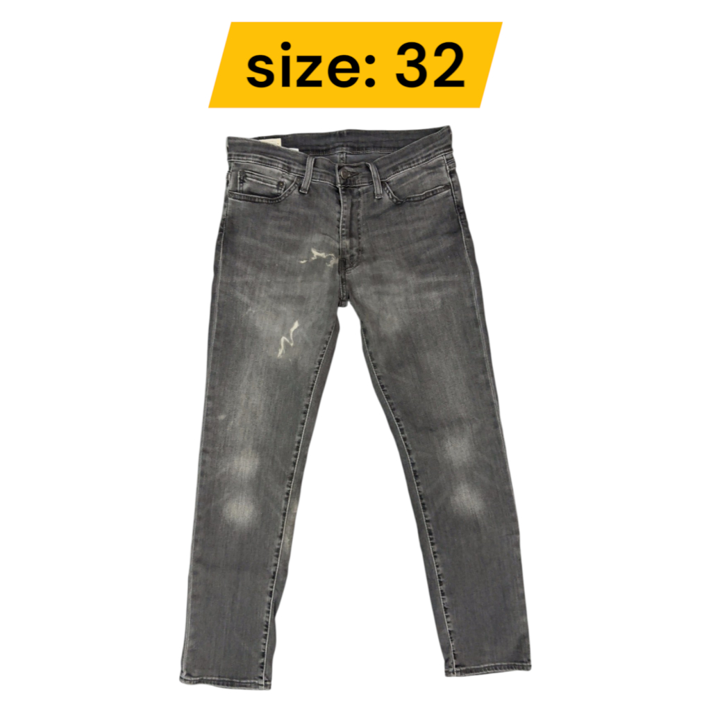 กางเกงยีนส์ ลีวาย 511 บิ๊กE เอว32 ยาว 38 ขา 6.5 มือสอง รหัสs32