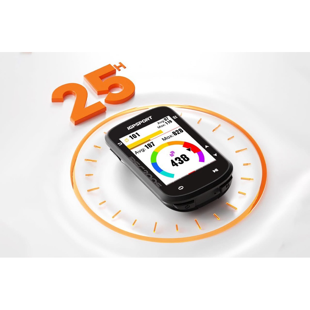 ไมล์วัดความเร็วจักรยาน IGPSPORT BSC200S Ultra-slim Color Screen Bike Computer for advanced riding