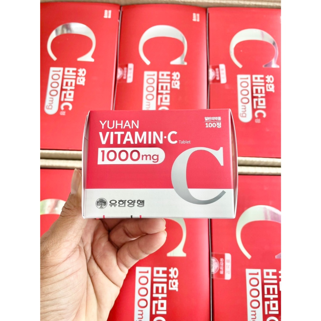 วิตามินซีพี่จุน วิตามิน Yuhan Vitamin C 1000mg บรรจุ 100 เม็ด