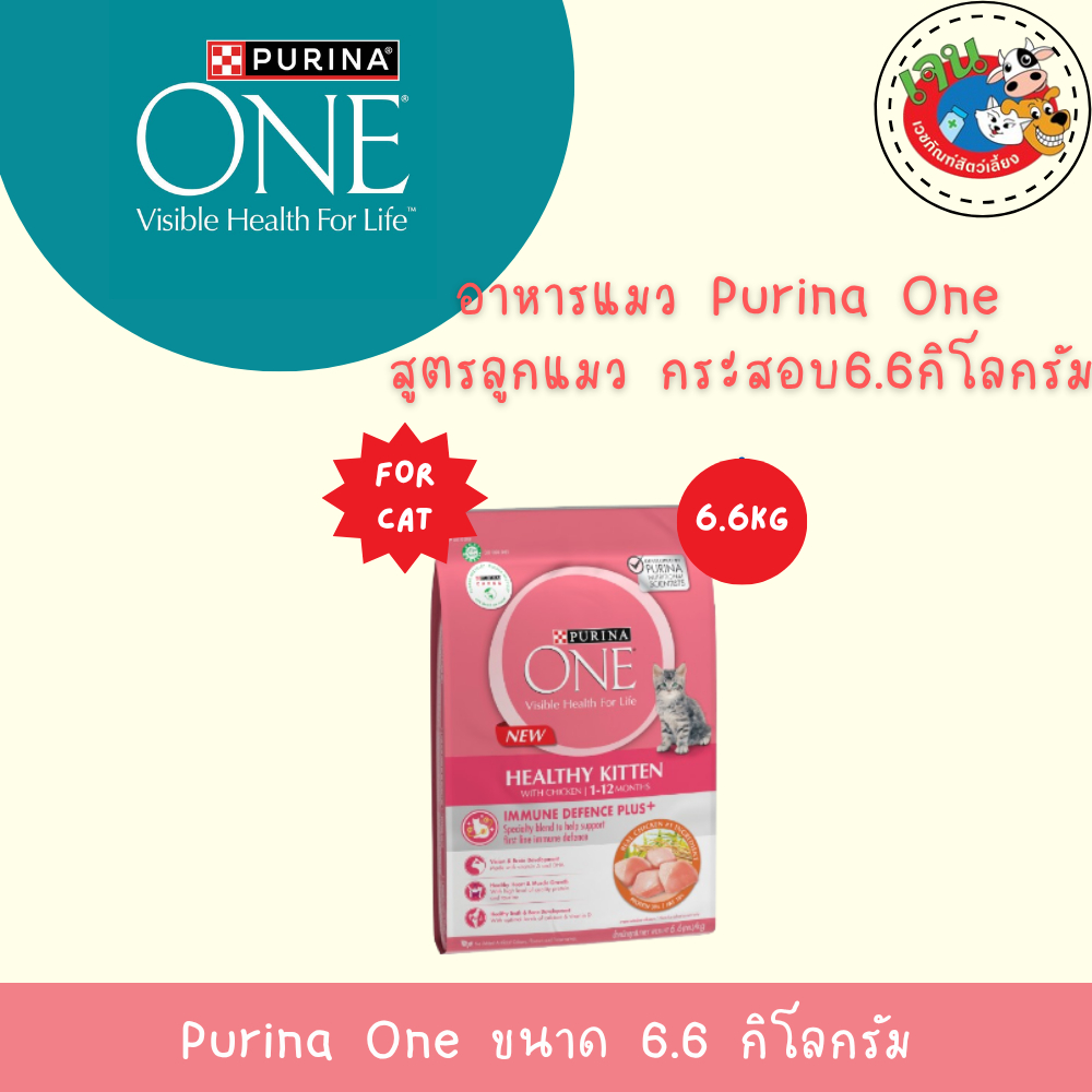 Purina One  Kitten  อาหารแมวสูตรลูกแมว ขนาด 6.6 กิโลกรัม