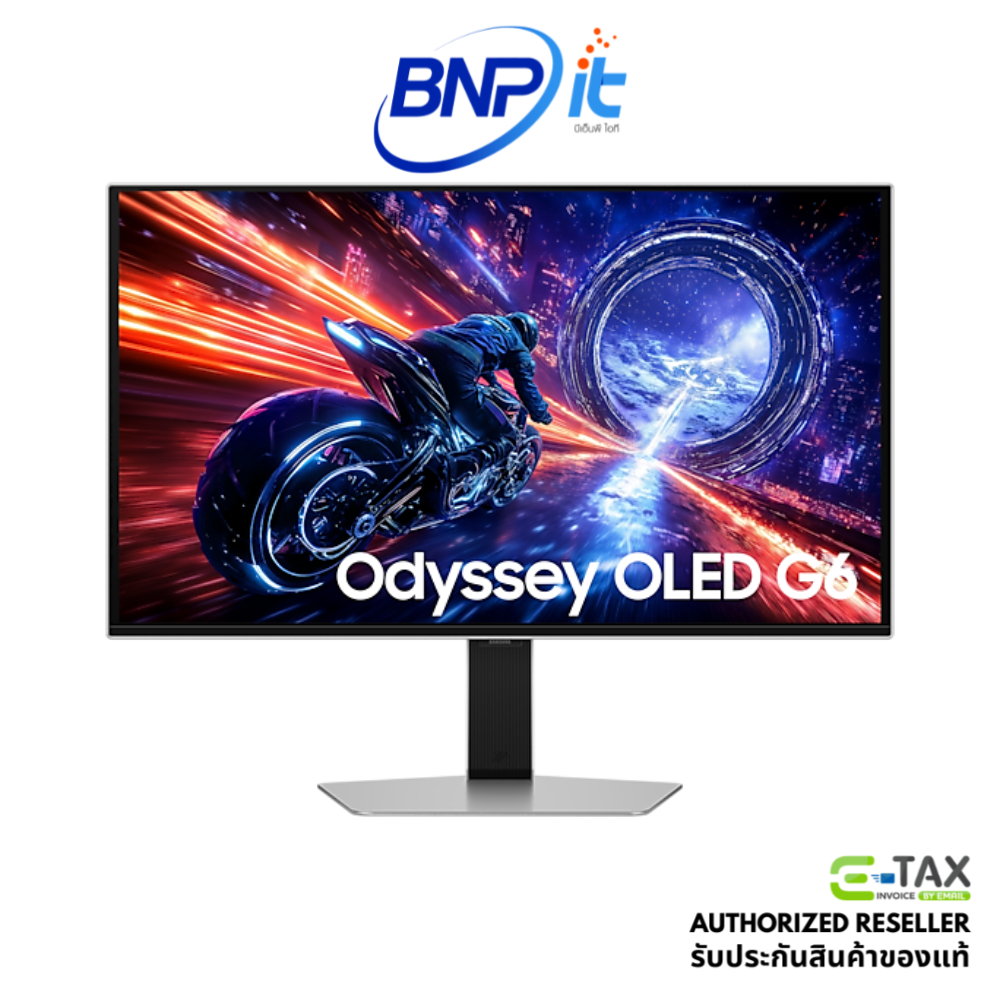จอเกมมิ่ง  Samsung Odyssey OLED G6 ขนาด 27 นิ้ว QHD รีเฟรชเรต 500Hz รุ่น G60SF รับประกัน 3 ปี
