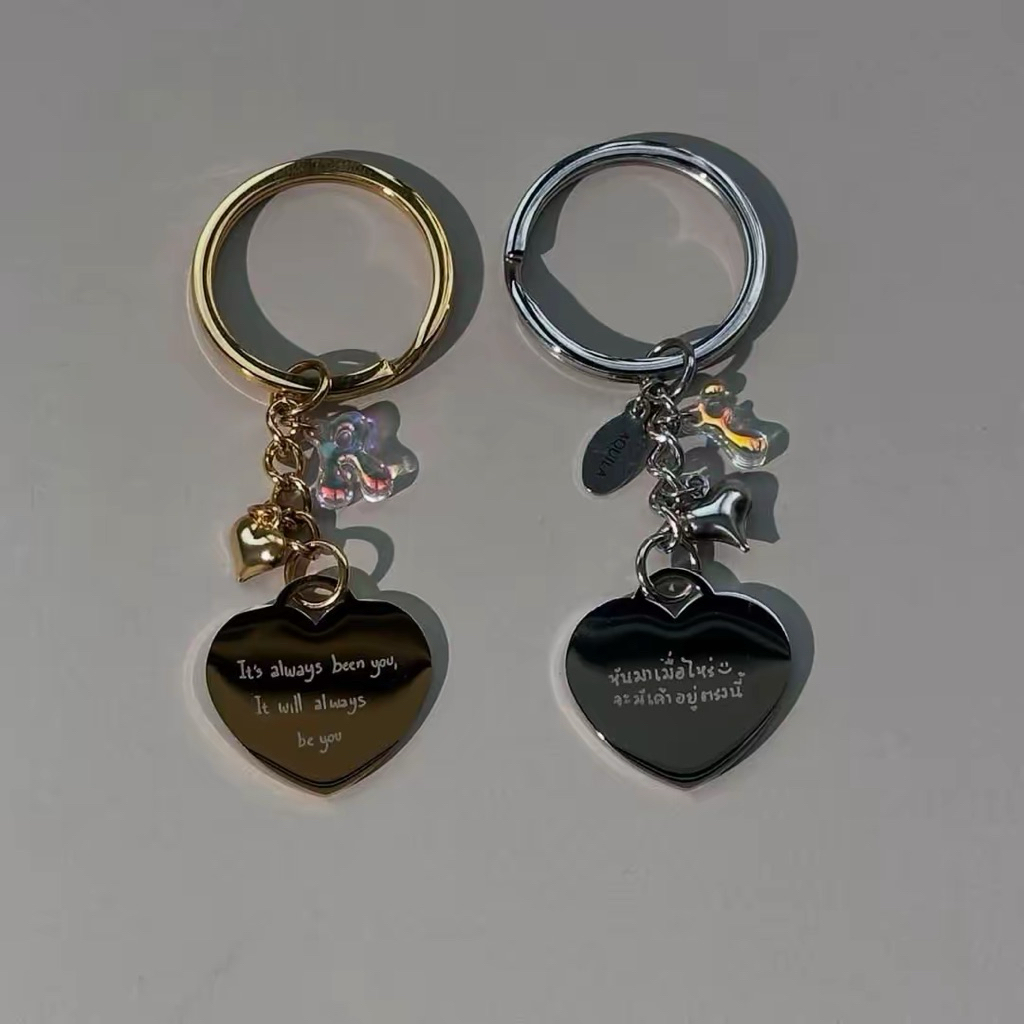 handwritten keychain • พวงกุญแจสลักลายมือตัวเอง หรือคนพิเศษ ราคา ถูกที่สุด ดีลบีเคเค แกลเลอรีภาพที่ 6