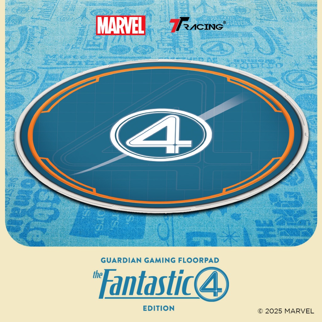 TTRacing Guardian Gaming Floorpad แผ่นรองพื้นสำหรับเล่นเกม - Fantastic 4 Edition