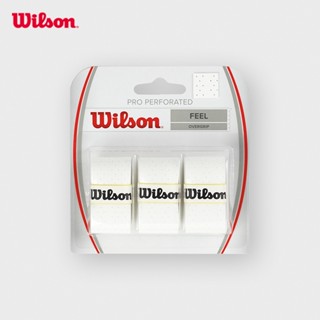 Wilson PRO OVERGRIP PERFORATED เทปพันด้ามไม้เทนนิส 3 Pack WR…