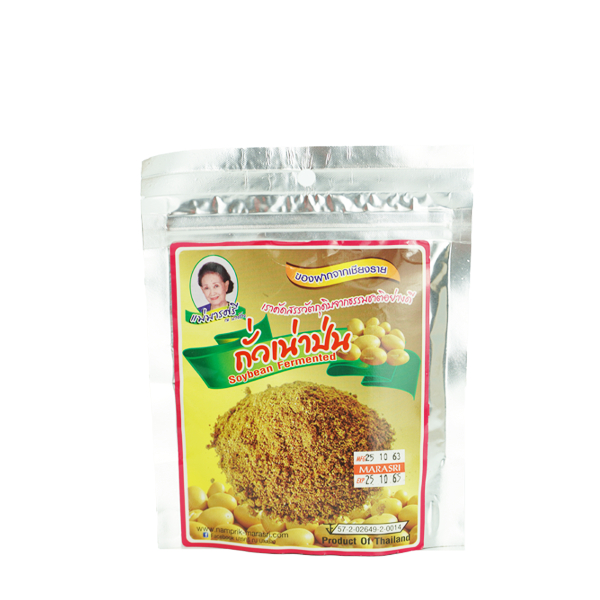 วนัสนันท์ ถั่วเน่าแบบป่น ตราแม่มารศรีขนาด 100 กรัม