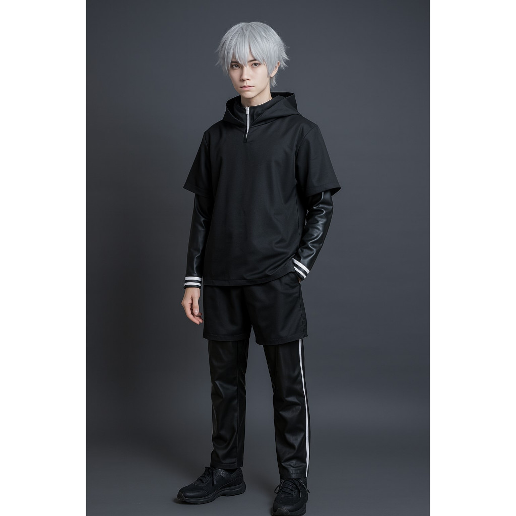 🇹🇭พร้อมส่งในไทย🇹🇭🔥 ชุดคาเนกิ เคน โตเกียวกูล Ken Kaneki Tokyo Ghoul คาเนกิ ชุดโตเกียวกูล ชุดปอบ cp100.1 wc8 ac18