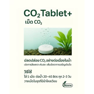เม็ดco2 สำหรับต้นไม้น้ำตู้ไม้น้ำ 12เม็ดสุดคุ้ม