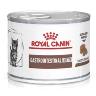 Royal Canin Gastrointestinal Kitten 195g Gastro Intestinal สำหรับแมวท้องเสีย จำนวน12กระป๋อง