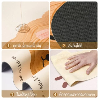 🧸พรมเช็ดเท้า หมีน้อยน่ารัก 🧸ซีรีส์สุดน่ารัก กันน้ำ กันลื่น ซับน้ำแห้งไว พรมครัวไดอะตอม แผ่นรองโต๊ะ