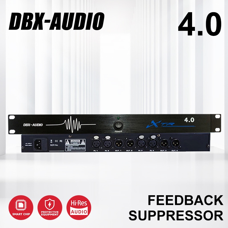 DBX-AUDIO 4.0 ข้อเสนอแนะ Suppressor Professional ไมโครโฟน Anti-howling ดิจิตอลความถี่ SHIFT ประช.
