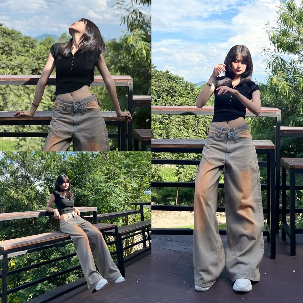 Seoul Jeans สีชานม New Color