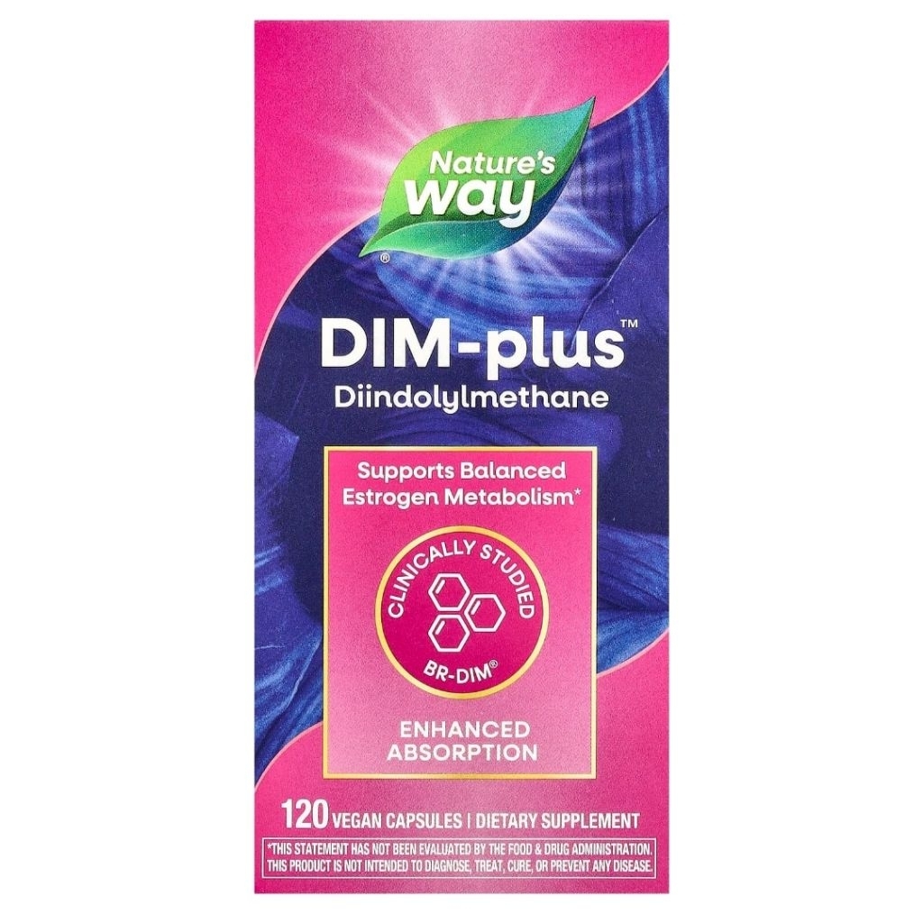 Nature's​ Way, DIM-plus, Estrogen Metabolism, 120 Vegetarian Capsules