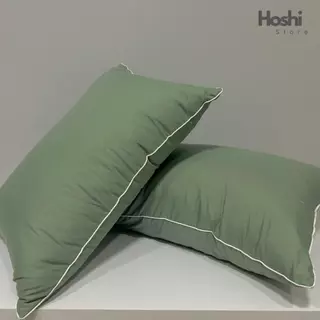 หมอนหนุน เกรดโรงแรม ผ้าคอตตอน 100% ใบใหญ่ นุ่มสบาย ใย 900g