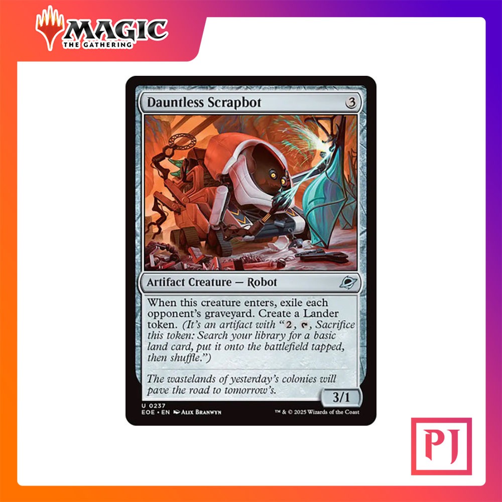[MTG] Dauntless Scrapbot [EOE] [ARTIFACT] [UNCOM] [NORMAL] [ENG] (การ์ดเมจิค / Magic the Gathering)
