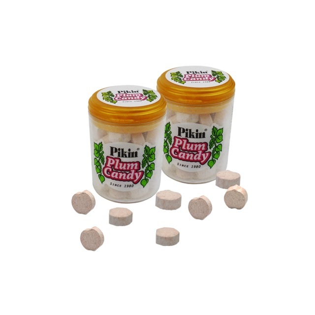 pikin plum candy ลูกอม บ๊วย อัดเม็ด 40 กรัม