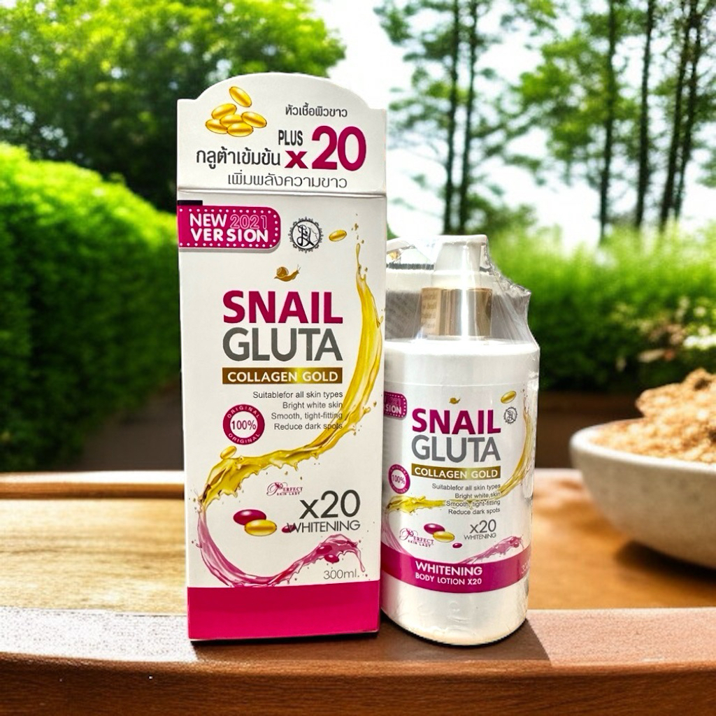 Snail Gluta Collagen Gold โลชั่นสเนลกลูต้าคอลลาเจน 300ml