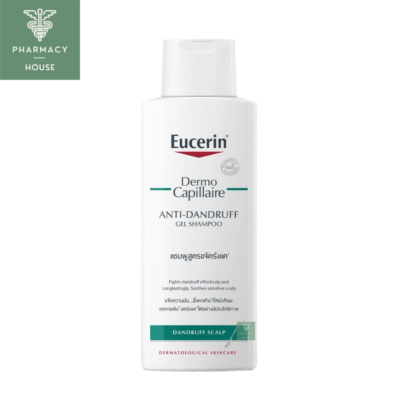 //ของแท้ฉลากไทย//  EUCERIN DermoCapillaire Anti-Dandruff Shampoo 250 ml