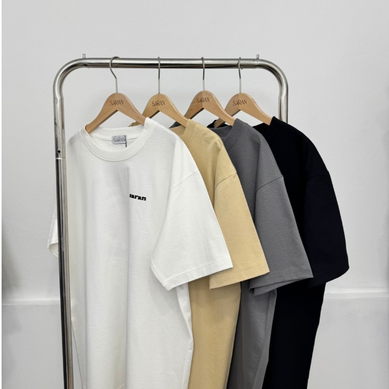 SR13 SARAN เสื้อยืดoversize ดาวเสาร์
