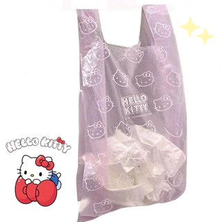 ถุงหูหิ้ว ถุงขยะ Kitty 1 กล่อง 50 ใบ น่ารักมากกก 🩷💕