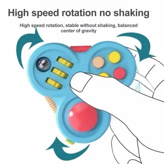 Boda ปุ่ม Sensory Controller การหมุนเกมลดความเครียดสำหรับเด็กเดินทาง L326
