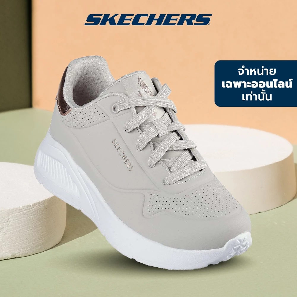 Skechers สเก็ตเชอร์ส รองเท้าผู้หญิง Women Online Exclusive Uno Lite Street Shoes - 177291-NAT - Memory Foam