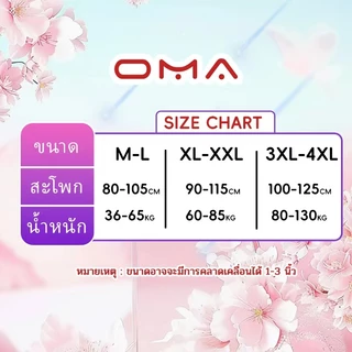 OMA ผ้าอนามัยแบบกางเกง ผ้าอนามัยหลังคลอด 1/3ชิ้น นุ่มสบาย (แพนท์อนามัย)