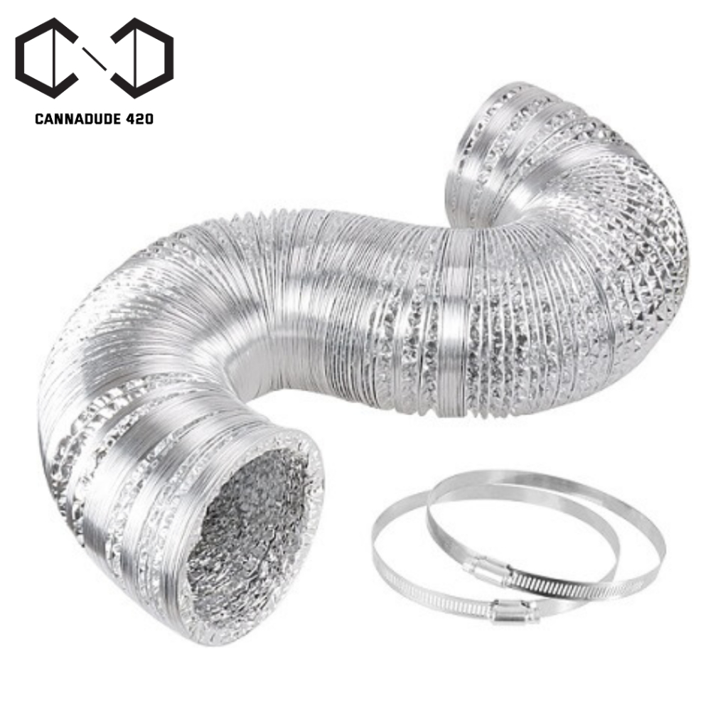 ท่อ Flex ท่อยืด-หด Flex 4 / 6 / 8 นิ้ว สำหรับท่อ PVC ยาว 2 เมตร Flexible Aluminium ท่อฟรอย ยึด-หด