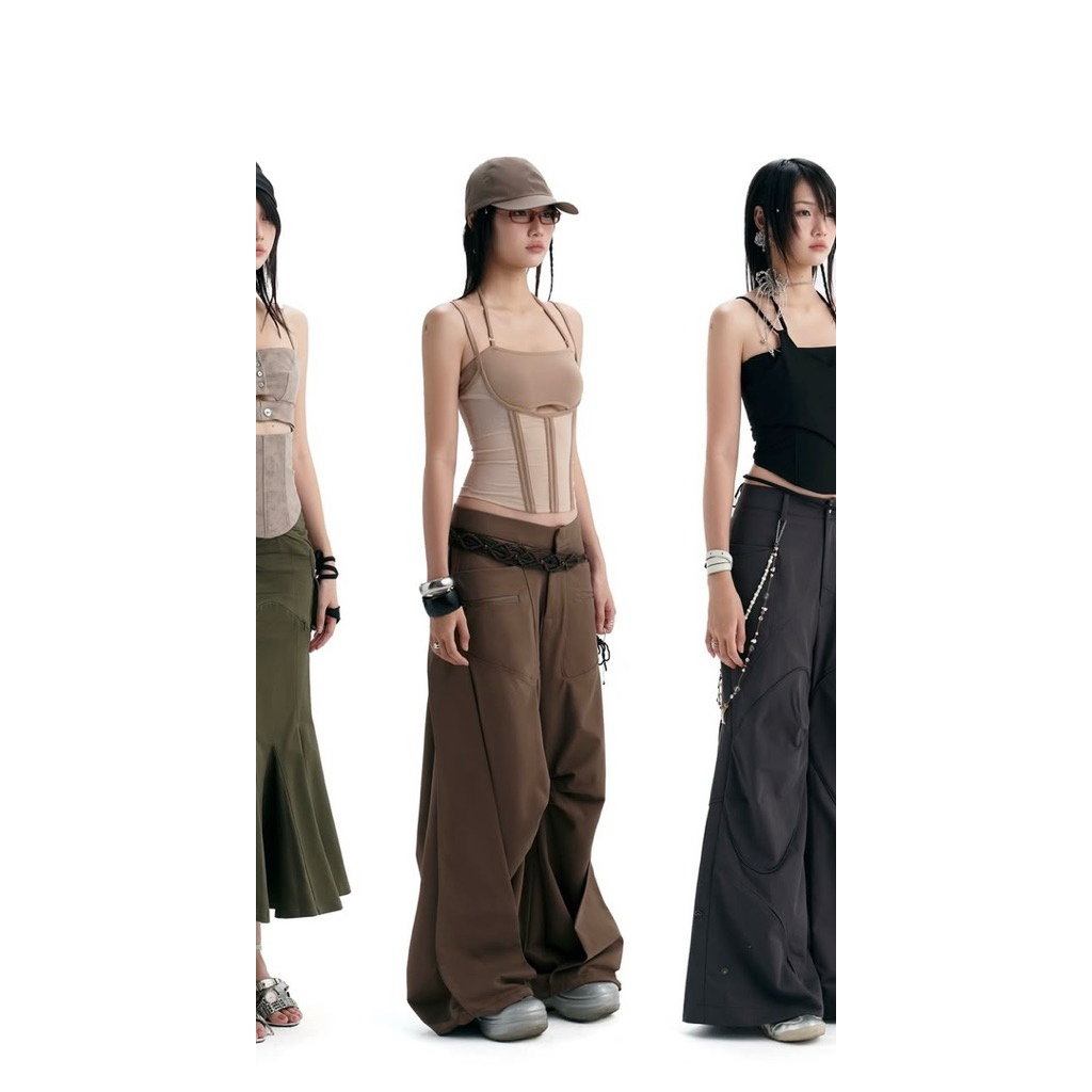 Top สีน้ำตาล เกร๋ๆ 🍫 size S Bunnyhill concept แบรน์เวียเนาม Ban