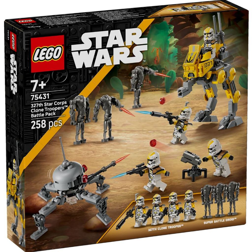 LEGO® Star Wars™ 327th Star Corps Clone Troopers™ Battle Pack 75431